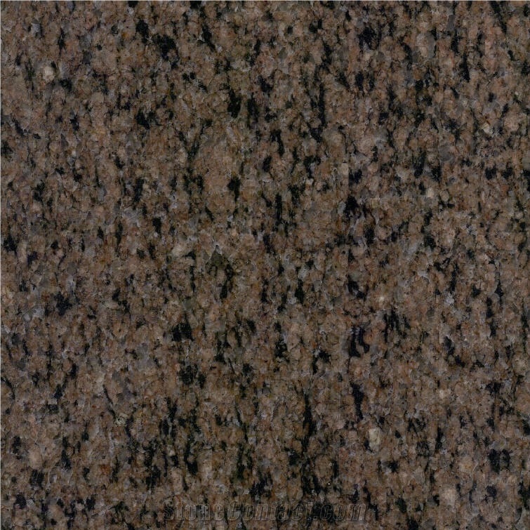 Ornamental brown granite