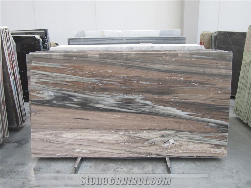 Palissandro Brown Marble Slab