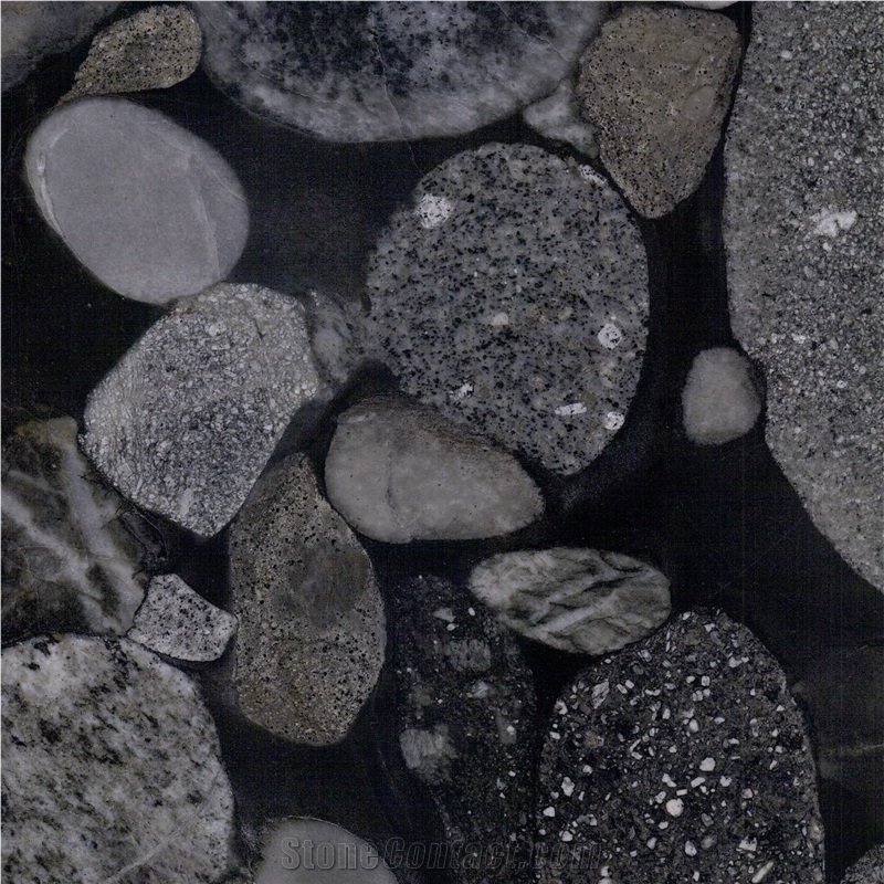 Pebble Granite Black Granite Stonecontact Com