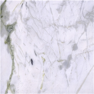 Picasso White Marble Tile