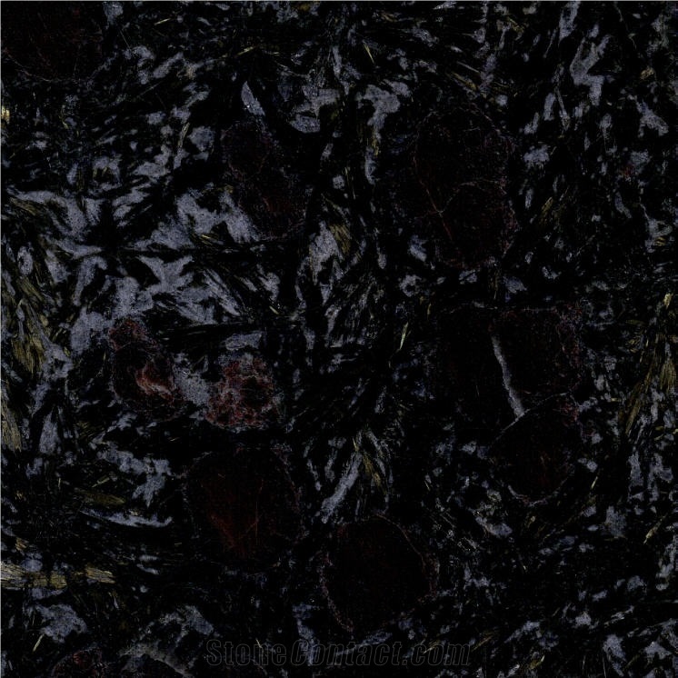 Silhouette Black Granite Tile