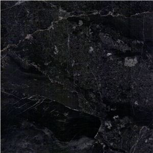 Silver Black Marble