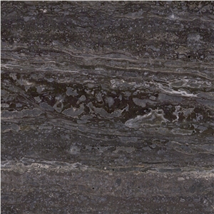 Titanium Silver Travertine