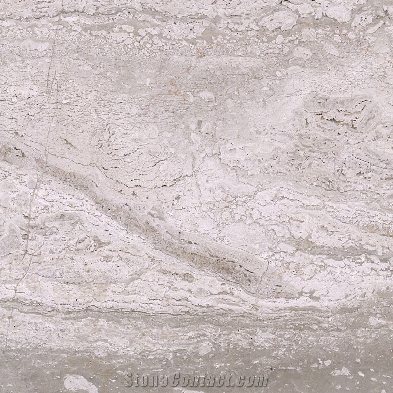 White Waves Marble Tile