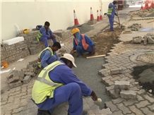 UAE Granite Pavers Project 2015