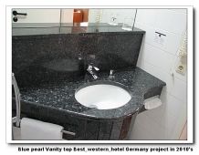 Blue Pearl Vanity top for Best Western hotel in Germany 2010
