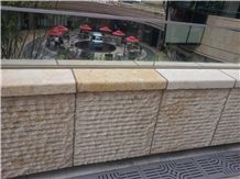 Classical Beige Limestone ,Yellow LimeStone ,Yellow Travertine Project in Korea 2013
