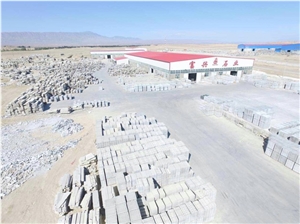Xinjiang Bazhou Yanqixian New Fuxing White Grain Xinjiang Granite Quarry