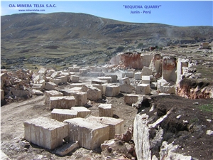 Requena - Peruvian Crema Andino Travertine Quarry