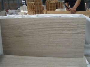 Wooden White Marble Quarry