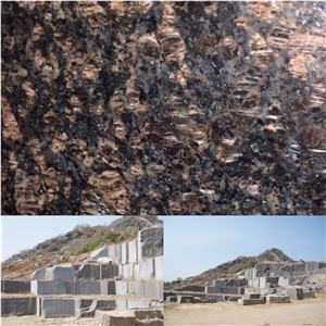 Tan Brown Granite Quarry