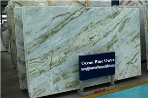 Ocean Blue -Lemon Ice Marble, China Blue River Marble Quarry