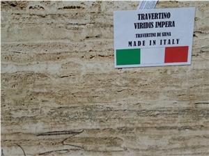 Travertino Viridis Impera-Travertino di Rapolano Quarry