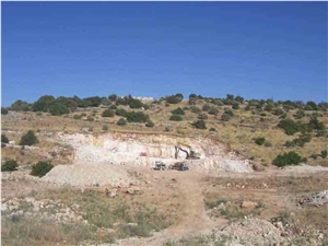 Ajlouni Quarry North - Ajlouni Limestone, Ajlouni Gold Limestone, Tobza Yellow Limestone