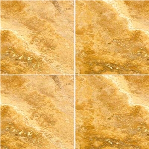 Jordan Gold Travertine Quarry- Royal Gold Dark Travertine, Royal Gold Light Travertine