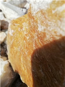 Soft Stone Orange Pyrophylite Quarry