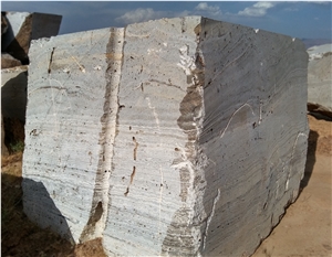 Gazanbar Silver Travertine Quarry