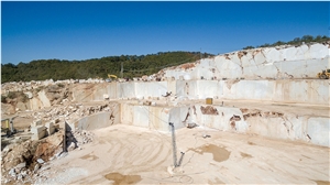 Kemalpasa White-Bursa Bianco White Marble Quarry