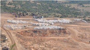 Balkan White Com Marble Quarry