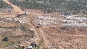 Balkan White Com Marble Quarry