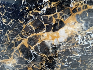 Caribbean Portoro Gold Marble Quarry