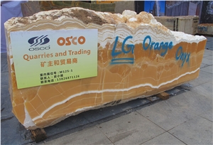 LG Extra Orange Onyx Quarry