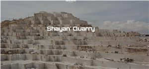 Dehbid Shayan Beige Marble Quarry