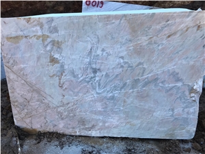 Coral Pink Grey Marble Quarry