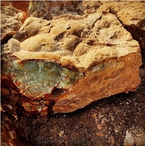 Bardsir Green Onyx - Kerman Green Onyx Quarry