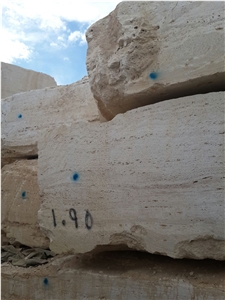 Jarghouye Isfahan White Travertine quarry