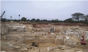 Colonial White Granite Quarry