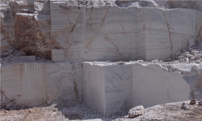 DAO RUPA Bianco Zebrino Africano Marble Quarry