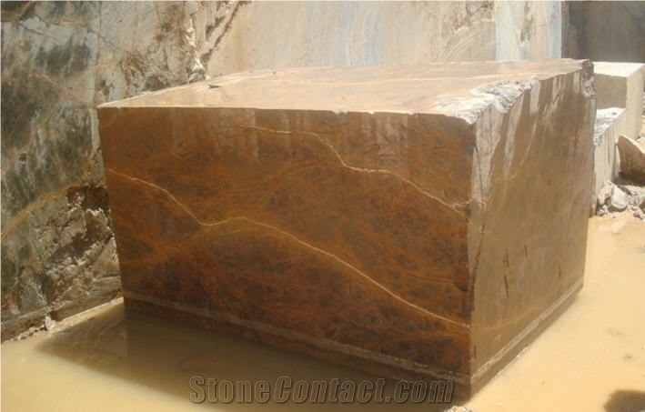 Rainforest Brown Marble - Bidasar Brown Marble Quarry