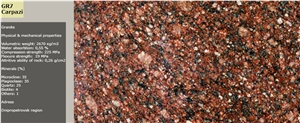 GR7 Rosso Carpazi Granite Quarry