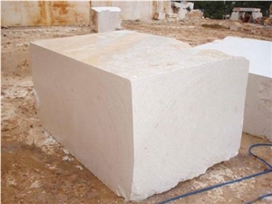 White Limra Limestone - Ivory Limestone Quarry- LIMESTONE BLOCKS