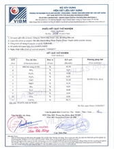 TEST REPORT - White Marble Stone Phan Thanh
