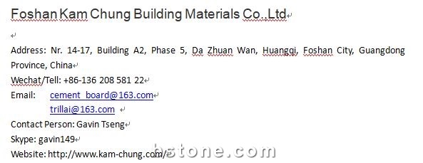Foshan Kam Chung Building Materials Co.,Ltd