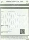 Soncap Certificate