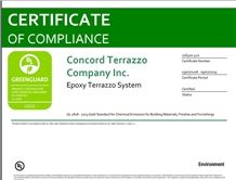 Certificate of Compliance #126320-410
