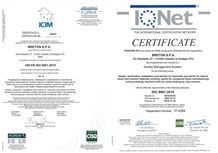 UNI EN ISO 9001 Quality Certification