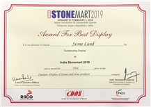 Award for Best Display - Stone Mart 2019