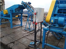 Crushing plant for hard and medium-hard material