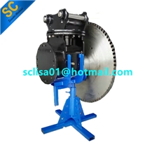 Excavator Rock Saw with 2600mm diamond blade