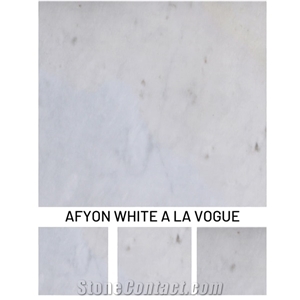 Afyon White A La Vogue Marble-Turkish White Marble