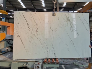 Calacatta Oro Marble Honeycomb Composite Panels for Wall
