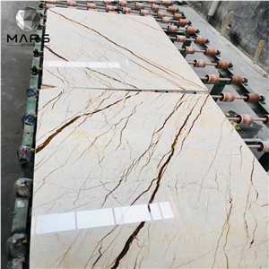 2021 High Quality Cream Marble Beige Gold Grain Sunny Beige