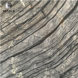 Black Forest Stone Popular Ancient Wood Vein Marble Slab