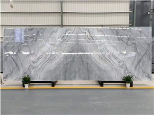 Bookmatched Bruce Grey Marble Polished Slabs