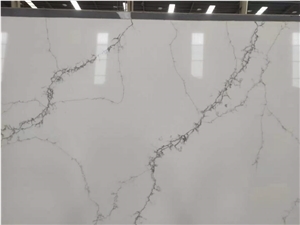 quartz new design calacatta big slab for interior wall