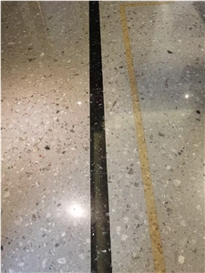 Hot selling floor tiles artificial marble grey black white